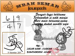 Syair Sd Mbah Semar 19 November 2019 Keluaran Togel