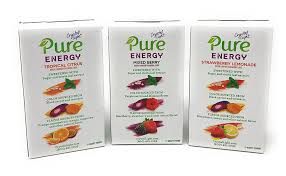 Amazon Com Crystal Light Pure Energy 3 Pack Variety New 2017 Flavors Of Tropical Citrus Mixed Berry And Strawberry Lemonade Grocery Gourmet Food