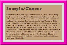 A romance between earthy cancer and a watery scorpio is a surprisingly good match with great long term prospects. Compatible Scorpio Quotes Quotesgram