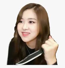 Rosé trained at yg entertainment for four years before her announcement as a member of blackpink in june 2016. Transparent Derp Face Png Rose With A Knife Blackpink Png Download Transparent Png Image Pngitem