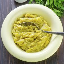 Tartine cu fasole verde, usturoi si maioneza. Piure De Fasole Verde