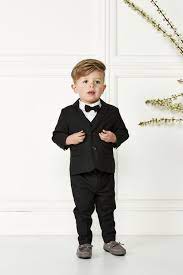 Baby Boy Oscar Suit Jacket In Jetblack
