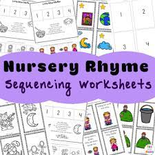 nursery rhymes worksheets teaching resources teachers pay teachers