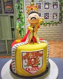So You Re Just Gonna Bring Me A Birthday Gift Cake Freddie Mercury Cake Queen Cakes Freddie Mercury Birthday Beatles Birthday Cake
