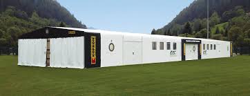 Metal Frame Tensile Structure Kopron Roof For Special Events For Athletic Fields