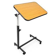 Tilt Over Bed Table Notebook Sofa Desk Hospital Home Wheels Height Adjustable Medicaltablehome Overbed Table Bed Table Hospital Table