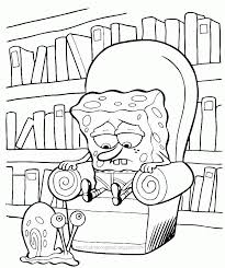 Sponge Bob Halloween Coloring Pages Coloring Home