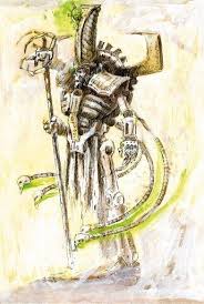 Gothic Punk Necrons Warhammer 40k Artwork Necron Warhammer Art