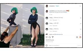 Me1adinha y el cosplay definitivo de tatsumaki, Saitama no le quitará los  ojos de encima