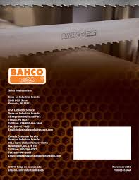 Snaponindustrialbrands is ranked 85,025 in canada. Bahco Bandsaw Blade Catalog 2017 Page 28