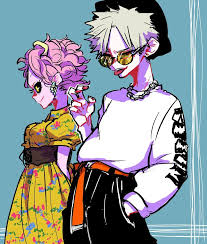 Bakugou Katsuki Ashido Mina My Hero Academia Hero Boku No Hero Academia