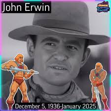 So sad to hear of the passing of the iconic voice of He-Man...John Lee Erwin  was an American voice actor best known for playing the role of He-Man