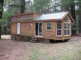 1 room w/ bedroom area. Log Cabin Park Models Cabin