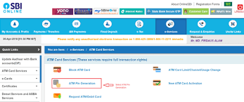 Log on to 'onlinesbi' website. How To Generate An Atm Pin For My Sbi Visa Card Online Quora