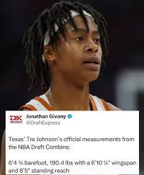 tre johnson measurements