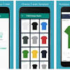 Aplikasi desain baju untuk smartphone. 1
