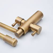 Maybe you would like to learn more about one of these? Brushed Brass Pot Filler Kitchen Faucet Foldable Kitchen Tap