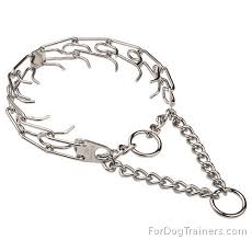 Hs Dog Pinch Collar Chrome Plated 50004 02 3 25mm 1 8