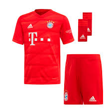 The bayern munich third kit will make its debut on august 10 during the team's latest champions league game. Kit Adidas Kids Bayern Munich 2019 2020 Home True Red Football Store Futbol Emotion