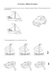 Coloreaza mijloacle de transport aerian. Fisa De Lucru Mijloace De Transport