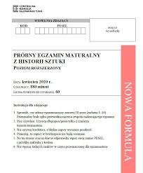 Sprzedam materiały do próbnej matury operon wydanie 2020/2021 z wszystkich przedmiotów jakie wyszły. Matura Probna 2020 Historia Sztuki Arkusz Cke Jakie Pytania Na Maturze Online Z Historii Sztuki Na P Rozserzonym 3 04 2020 Kiedy Wyniki Dziennik Baltycki