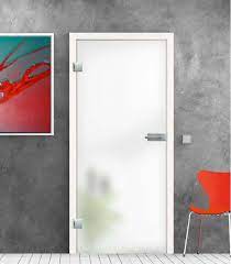 Decorative interior doors on homeofficedecoration. Frosted Toughened Safety Glass Internal Door
