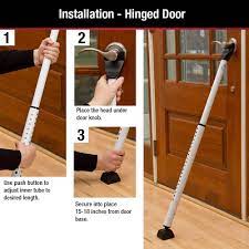 Door armor double door white set with aged bronze night lock. Master Lock 265d Door Security Bar Pack Of 1 White Buy Online At Best Price In Uae Amazon Ae