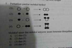Molekul Unsur Dan Molekul Senyawa Secara Berurutan Ditunjukkan Pada Nomor Penjelasan Ya Tolong Brainly Co Id