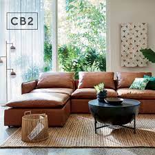 Lumin Leather Sectional Brown Leather Couch Living Room Leather Couches Living Room Living Room Leather