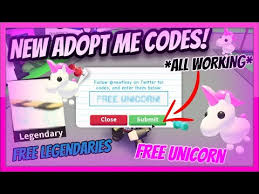 Click on that button and a window will open where you can write the code in a box. Adopt Me Unicorn Code Document Archive