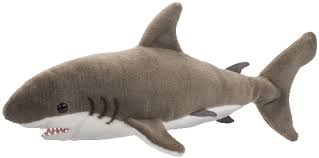Great White Shark 22 Stuffed Plush Animal From Animalden Plush Animals Shark Plush White Sharks