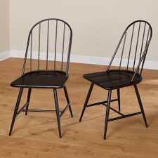 Cdg furniture is a metal furniture factory.making a cup of coffee, sitting in the yard, soon forget a full day fatigue. Windsor Mixed Media Dining Chair Set Of 2 Black Espresso Walmart Com Walmart Com