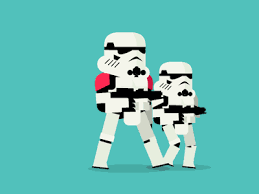Stormtrooper Assault Motion Design Animation Star Wars Gif Motion Graphics Inspiration
