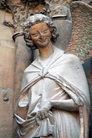 Smiling Angel Notre Dame De Reims Cathedral Reims Cathedral Reims Sacred Art