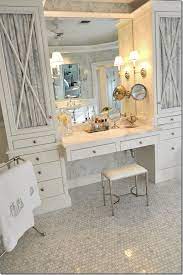 Pin By Sherry Orrell On Bathrooms Built In Vanity Vanity Home