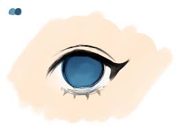 For a normal expression draw the iris slightly covered by the top eyelid while just touching the bottom eyelid. Creating An Anime Eye Step By Step Using Clip Studio Paint By Akylha Clip Studio Tips