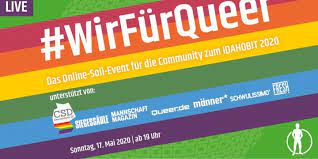 See high quality images and videos follow the hashtag #idahobit 2020. Wirfurqueer Online Soli Event Zum Idahobit Www Siegessaeule De
