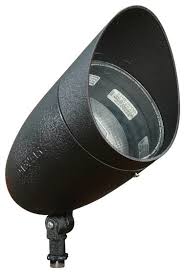 Dabmar Lighting Cast Aluminum Directional Spot Light With Hood Transitional Outdoor Flood And Spot Lights By Lighting Jungle