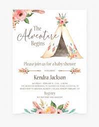 Willow lane paperie boho printable wedding invitation suite template, . Teepee Party Invitation Template Hd Png Download Kindpng
