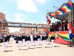 Universidad pública de el alto. El Diario Primer Desfile Civico De Upea