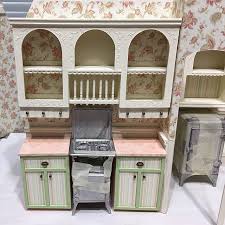 Storybook Cottage Cabinets Completed I M Loving How This Build Is Coming Together Miniatures Dollhouse Myminiaturemadness Herd Kamin Puppenhaus Haus