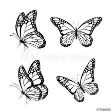 Set Of Realistic Colorful Butterflies Isolated For Spring In 2021 Butterfly Tattoos For Women Silhouette Butterfly Tattoos For Women Half Sleeve