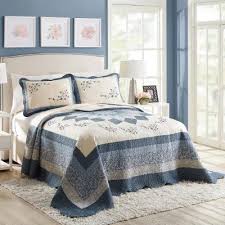 It is accented with chenille motif in vibrant colors. King Quilts Bedding Sets The Home Depot
