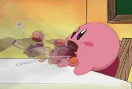 Processed foods contain fats, sugars and chemicals. Eating Kirby Gif Icegif