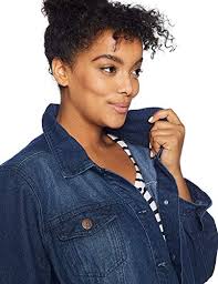 dollhouse Women's Size Plus Jacket, Dark Denim Wash, 3X : Buy Online at  Best Price in KSA