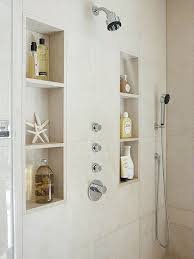 Master Bathroom Design Ideas Built In Shower Shelf Master Bathroom Design Shower Shelves