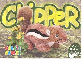 Ty Beanie Babies Bboc Card Series 4 Common Chipper The Chipmunk Bbtoystore Com Toys Plush Trading Cards Action Figures Games Online Retail Store Shop Sale