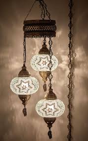 We recommend browsing our gallery to see what's worked for all products wood chandelier swag chandelier single pendant wrap chandelier cluster chandelier plug in shades and cages pipe. Demmex Turkish Moroccan Mosaic Hardwired Or Swag Plug In Chandelier Light Ceiling Hanging Lamp Pendant Fixture 3 Big Globes 3 X 7 Globes Swag Buy Online In Aruba At Aruba Desertcart Com Productid 71712649