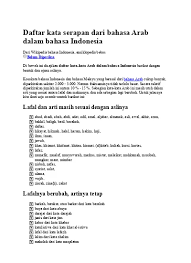 We did not find results for: Daftar Kata Serapan Dari Bahasa Arab Dal