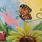 Paint and Sip: Butterfly in Bloom
